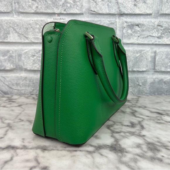 Kate Spade Darcy Small Satchel Crossbody In Green Bean - Picture 4 of 12